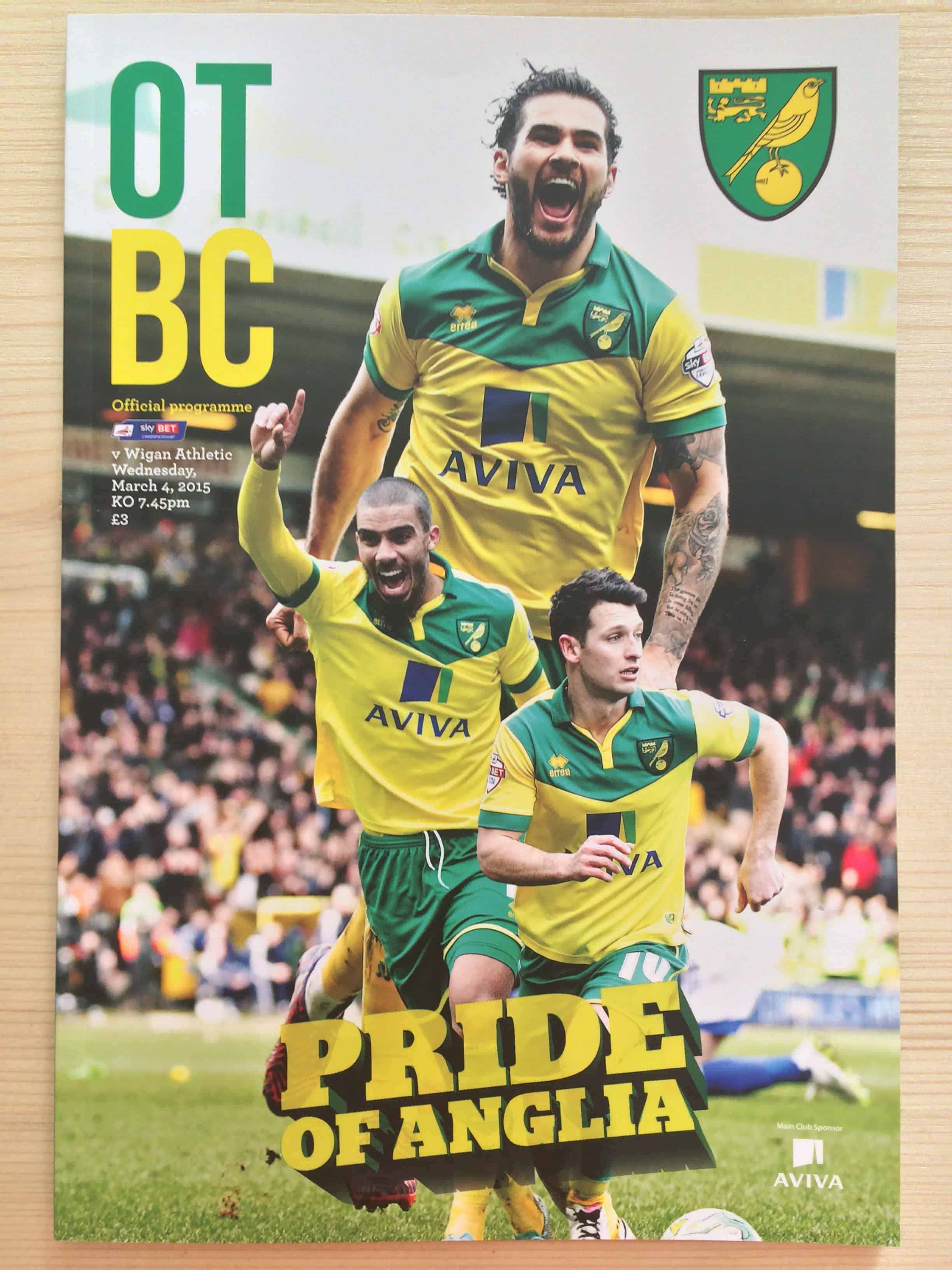 Norwich City FC v Wigan Athletic FC